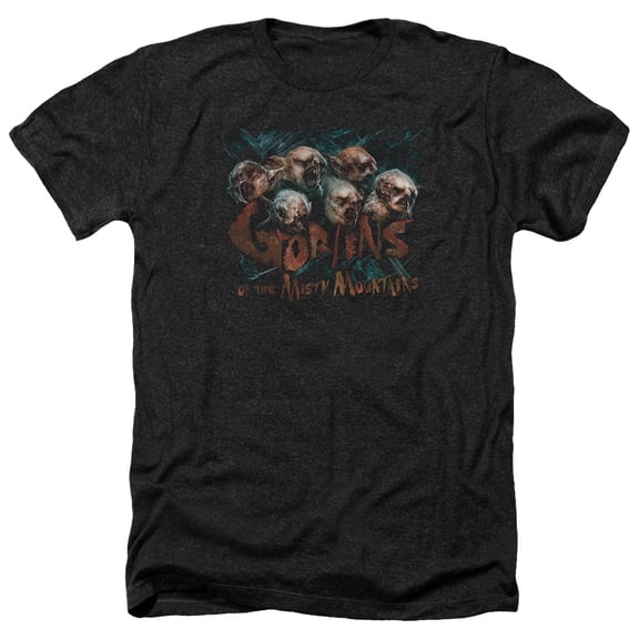 The Hobbit - Misty Goblins - Heather Short Sleeve Shirt - Small