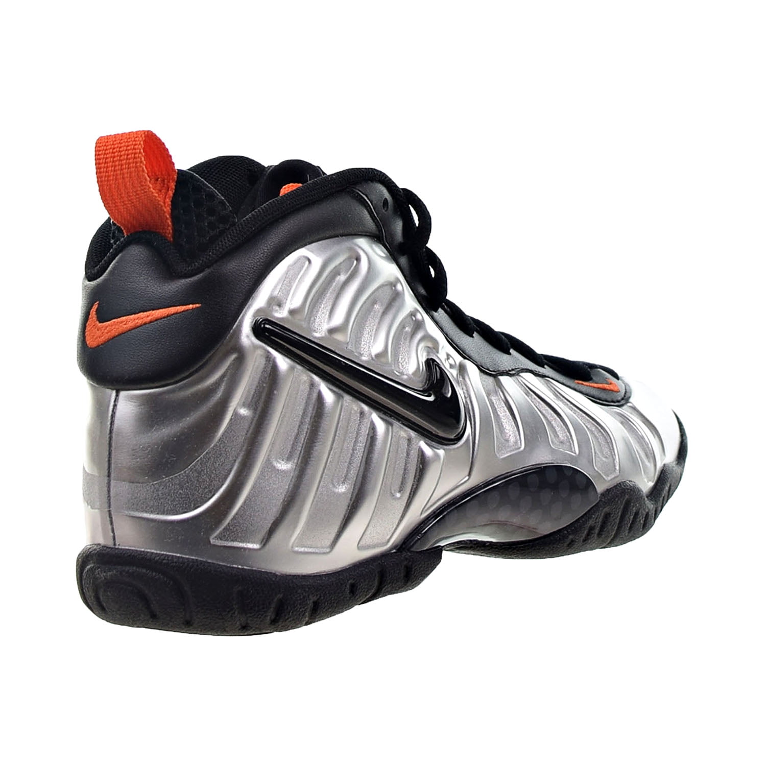 silver and green foamposites