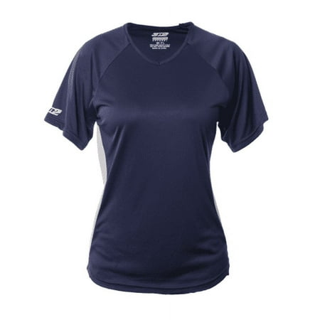 UPC: 0845099074378 | WOMENS NuFIT JERSEY  Navy Blue  Youth Medium (2355-03-YM)