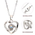 thumbnail image 2 of Te amo collar 100 idiomas diferentes amor heart collar, 2 of 6