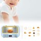 thumbnail image 4 of Microondas de juguete para niños con luces y sonidos, ideal para jugar con comida y juguetes de cocina. Azul, 4 of 6