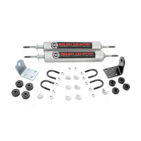 Rough Country Dual N3 Steering Stabilizer for 1977-1979 Ford F-150 - 8733630