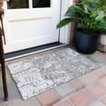thumbnail image 6 of Addison Rugs Chantille Indoor/Outdoor Transitional Abstract Gray Washable Rectangle Rug, 1'8" x 2'6", 6 of 6