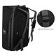 thumbnail image 2 of Bolsa de viaje REDCAMP plegable con ruedas 140L negra 92x40x38 cm, 2 of 8