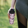 thumbnail image 6 of Goofa Eiffel Tower and Butterflies Print 18oz Sports Insulated Kettle With Straw Water Bottle Sports Water Bottle For Running Hiking Cycling Climbing Mans Womans, 6 of 7