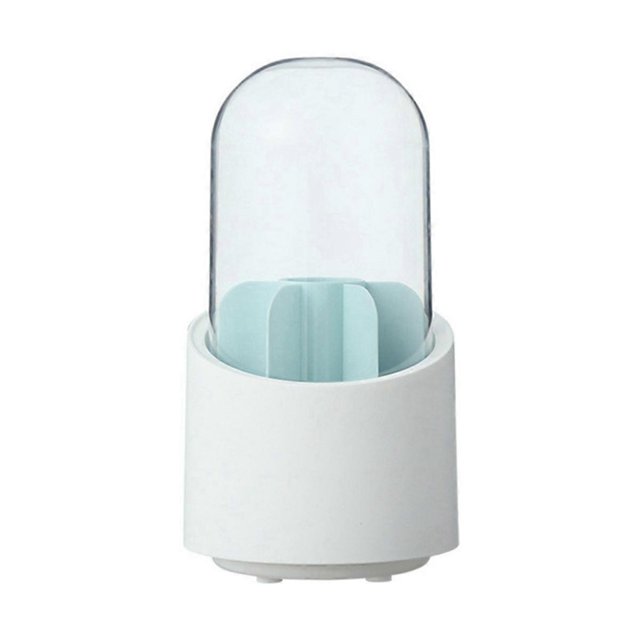 Rotatable Makeup Brush Storage Bucket, Dresser, Dust-Proof with Lid, Pen Holder, Large-Capacity Stor