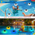 thumbnail image 6 of Pool Lights for Above Ground Pools,Pool Chlorine Floater-Chlorine Tablet Floater with Solar Light,Floating Chlorine Dispenser Fit 1" and 3" Chlorine Tabs(1pc 4.5in), 6 of 6