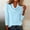 Light Blue women cowl neck sweater a1, variant on Women's Fall Winter Cowl Neck Long Sleeve Knitted Pullover Tops Casual Solid Warm Sweater Blouses Dressy Trendy Fashion, Light Blue S