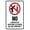Warning Sign 2, variant on No Concealed Weapons Allowed On This Property Warning Sign, Security Safety Metal Sign - 8"x12" Vintage Caution Poster Decor for Business Office Home Street Road Use