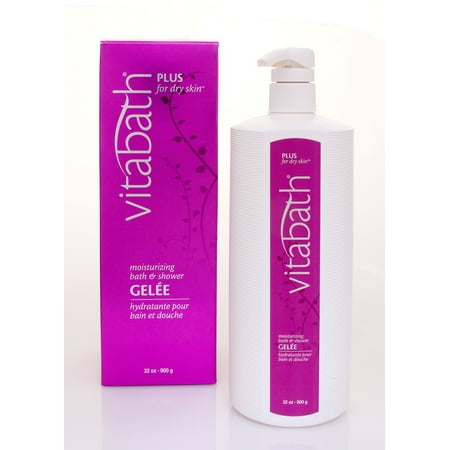 Vitabath PLUS for dry skin Moisturizing Bath & Shower Gelée, 32 (Best Bath For Dry Skin)