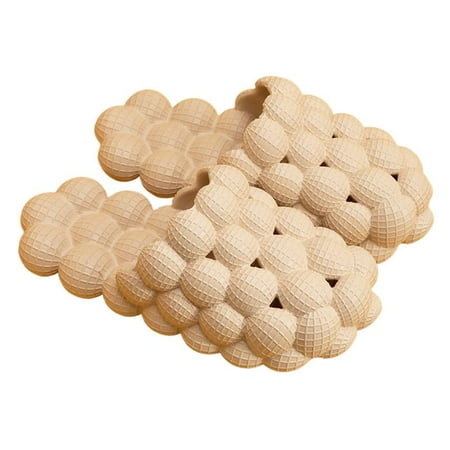 

Bubble Slides Funny Bubble Slippers Memory Foam Slippers For Women Funny Slides With Massage Pad And Breathable Holes Soft Slippers For Women And Men