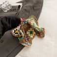 thumbnail image 3 of Bolso de hombro de ganchillo para mujer, Bolso tejido bohemio, Bolso tejido floral ahuecado, 3 of 8