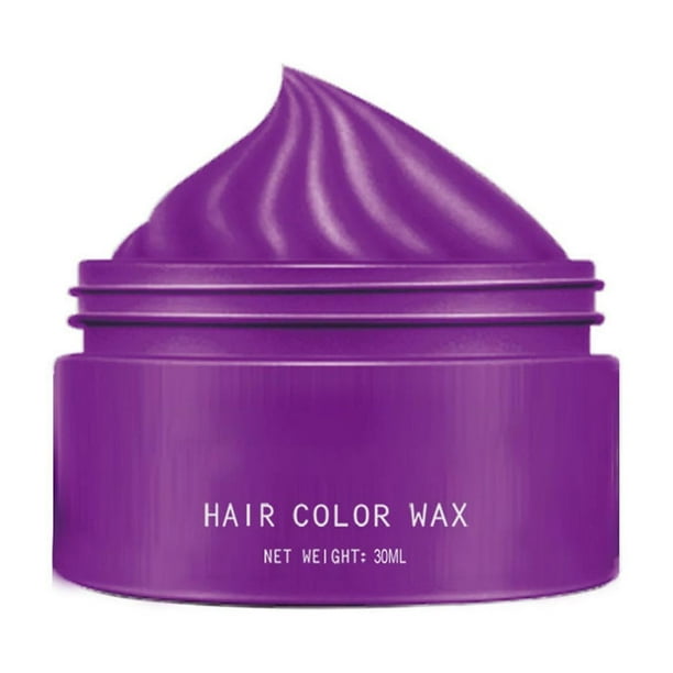 Fiudx Cera Capilar En Color, Barro Versátil En Peinar, Crema Capilar En Volumen Natural, Producto En Fijación Duradera, Solución En Coloración Temporal, Ideal En Fiestas y Clubes, Apto Todo Tipo de C