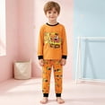 thumbnail image 2 of CAICJ98 Toddler Boy Pajamas Cotton Pjs Set Kids Excavator 2 Piece Long Sleeve Sleepwear,Size 3-4 T, 2 of 9
