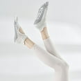 thumbnail image 3 of OVBMPZD Grippy Women Socks Size 7-9 Cotton Toe White Fall Travel Socks Ankle Support Socks, 3 of 4