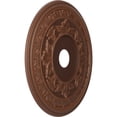 thumbnail image 2 of Ekena Millwork 22"OD x 3 1/2"ID x 1"P Baltimore Thermoformed PVC Ceiling Medallion (Fits Canopies up to 7 3/4"), Universal Aged Metallic Rust, 2 of 10
