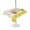 Yellow Grey, variant on Outdoor Tablecloth with Umbrella Hole for Patio/Picnic/Party/Camping, Bee Truck Waterproof Table Cloth Rectangle Table Cover Washable, Yellow Honey Daisy Floral Plaid Wooden Grain (52"x 70")