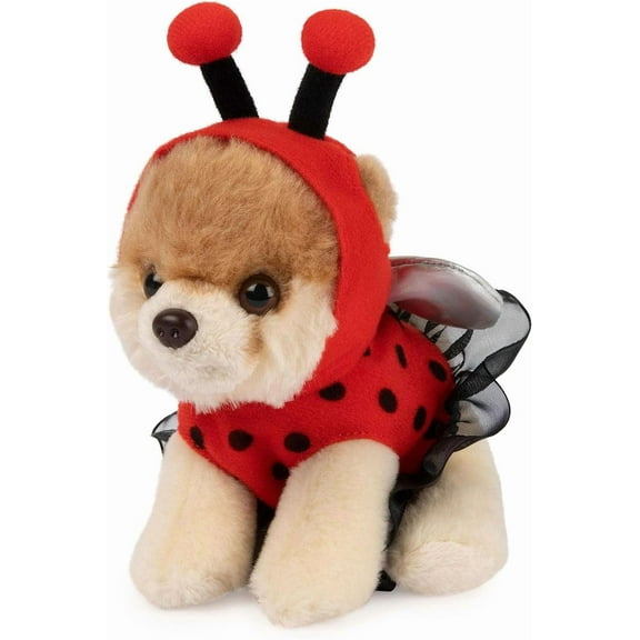 GUND Boo, The Worlds Cutest Dog Ladybug Plush Pomeranian Stuffed Animal for Ages 1 and Up, 5