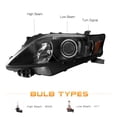 thumbnail image 2 of For 2010 2011 2012 Lexus RX350 Headlights Black Headlamps 10 11 12 Sets L+R pair, 2 of 6