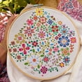 thumbnail image 2 of Beginner Embroidery Practice Kits for Adults Easily to Learn Floral Crosses Stitching Starters Kits for Kids Flower Hand Craft DIY, 2 of 8