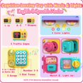 thumbnail image 4 of Tablero Montessori de Actividades ELFJOY Castillo Mágico con Más de 56 Juegos para Niños de 1 a 3 Años, 4 of 8