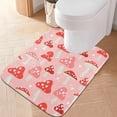 thumbnail image 3 of Coolnut Cute Mushroom Bathroom Rug 24"×16",Non-Slip High Absorbent Bath Mat Rug Machine Washable Bahtub Mats Home Decor, 3 of 7