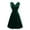 Green, variant on TSADFHJI Long Skirts for Women Winter Plus Retro Dress Part Small Dress Velvet Sleeveless Bow Drawstring Waist Wrap Dress S Black