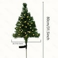 thumbnail image 3 of Solar-Powered Mini Christmas Tree Light - Indoor Outdoor Festive LED String Lights, Energy-Saving Waterproof Holiday Decor, Auto-On/Off Solar Lights for Christmas Tree & Home, 31.5in/80cm, Green, 3 of 5