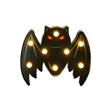 

Halloween Decorations Pumpkin Lights Spider Bat Ghost LED Night Light Creative Decorative Table Lamp Halloween Ornaments for Home Party Decoration
