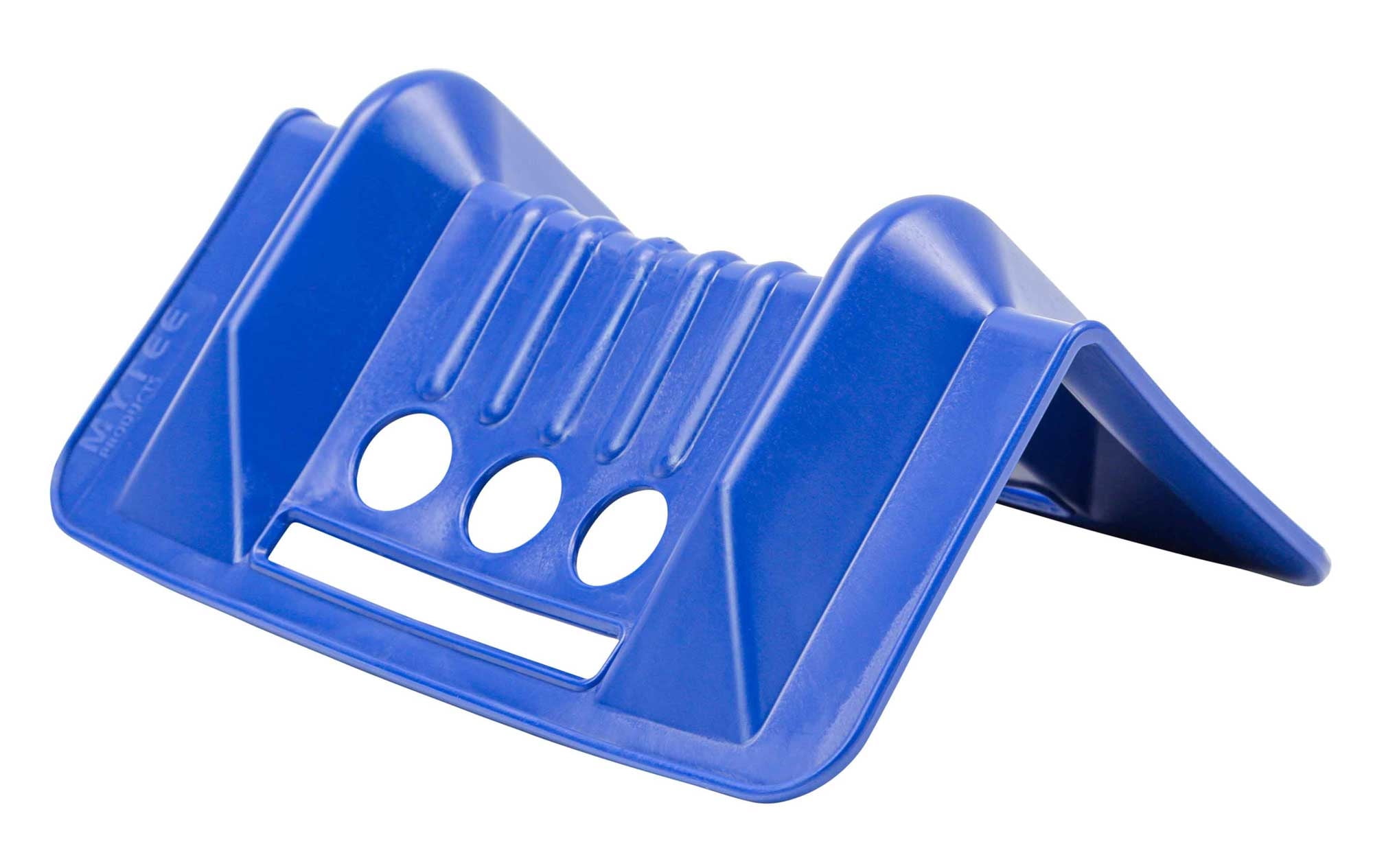 (10 Pack) 4" x 4" x 10" Blue Corner Protector V Shaped Flatbed Edge Guards with Carrying Case - Cargo Load Corner Edge Protector and Tie-Down Strap Guard for Flatbed