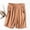 Brown, variant on ALLLIST Pajamas Women Shorts Cotton Bottoms Solid Black Comfy Home Clothes Womens Loungewear