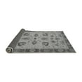 thumbnail image 2 of Ahgly Company Indoor Square Oriental Gray Traditional Area Rugs, 8' Square, 2 of 4