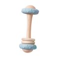 thumbnail image 4 of Juguete de sonajero de silicona,Madera Educación temprana Ratzante juguete educativo,Multi sensorial bebé tome la dentición de juguete Toy,Juguete para el juguete de la dentición de Azul, 4 of 9