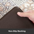 thumbnail image 5 of Anti Fatigue Kitchen Mats for Floor,17.5" x 30" Boho Kitchen Rugs Cushioned,Non-Skid Waterproof Comfort Thick Kitchen Floor Standing Mat for Corner Sink,Laundry Floor,Ceramic Tile, 5 of 6
