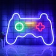 thumbnail image 1 of Muyoka Gamepad Neon Light Colorful Neon Sign USB Powered Neon Lamp Montado en la pared LED Wall Sign IP42 Protection Level Light up Sign Decor para fiesta Boda Dormitorio Sala de estar Muyoka Hogar, 1 of 1