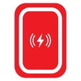 thumbnail image 2 of Deyuer Phone Holder, Metal Plate Ultra Thin Supporting Wireless Charging Universal Car Mount Magnetic Holder Iron Sheet for Mobile Phone,Red Square, 2 of 8