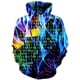 thumbnail image 4 of Sudadera con capucha con gráfico de smog abstracto para hombre y mujer, ropa con estampado de neón en 3D, estilo Harajuku, moda Y2K, 4 of 4