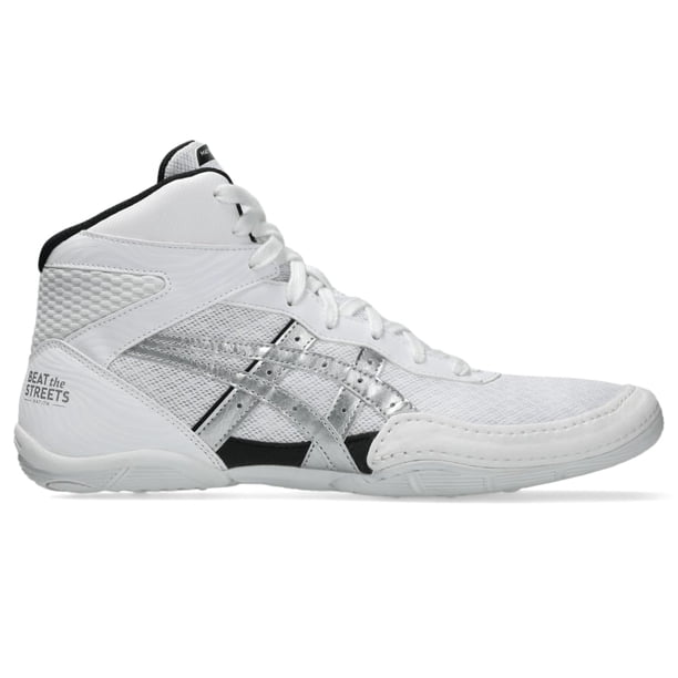 Zapatillas de lucha ASICS Matflex 7 para hombres Blanco/Plata Pura