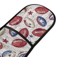 thumbnail image 2 of Dailycode Double Sided Oven Mitt with Loop Heat Resistant Kitchen Long Potholders 7" x 35" Rugby and Stars, 2 of 6