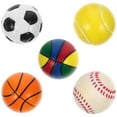 thumbnail image 1 of KAKOWELY 5 pelotas deportivas de juguete para niños, juguete antiestrés, modelo de pelota deportiva, juguete cognitivo., 1 of 4