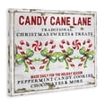 thumbnail image 3 of Stupell Industries Farmhouse Candy Cane Lane Sign Canvas Art, 20 x 16, by Creatif Belle, 3 of 8