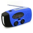 thumbnail image 1 of Mano portátil FM AM WB NOAA Radio Manivela Solar 2000mAh Radio LED Linternas, 1 of 9