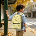 thumbnail image 6 of Daisy Pioneer Flower Yellow Pattern 17" School Backpacks for Teens,Waterproof Oxford Fabric,S-Shape Padded Straps for School,Travel,Hiking,Camping, 6 of 6