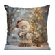 thumbnail image 2 of CaiYueKe Christmas Pillow Cover Holiday Decor Santa Snowman Reindeer Festive Throw Pillowcase Soft Living Room Bedroom Couch Seasonal Home Decorations, 2 of 7