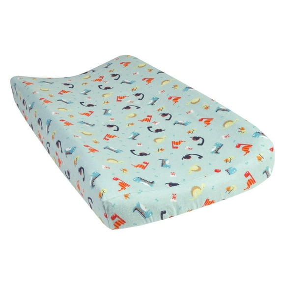 Funda para Cambiador de Franela Yikki Dinosaurs Deluxe