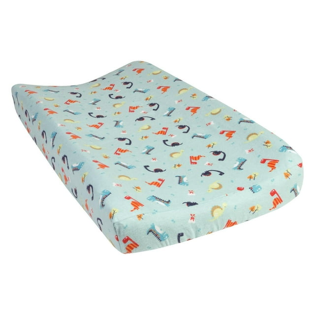 Funda para Cambiador de Franela Yikki Dinosaurs Deluxe