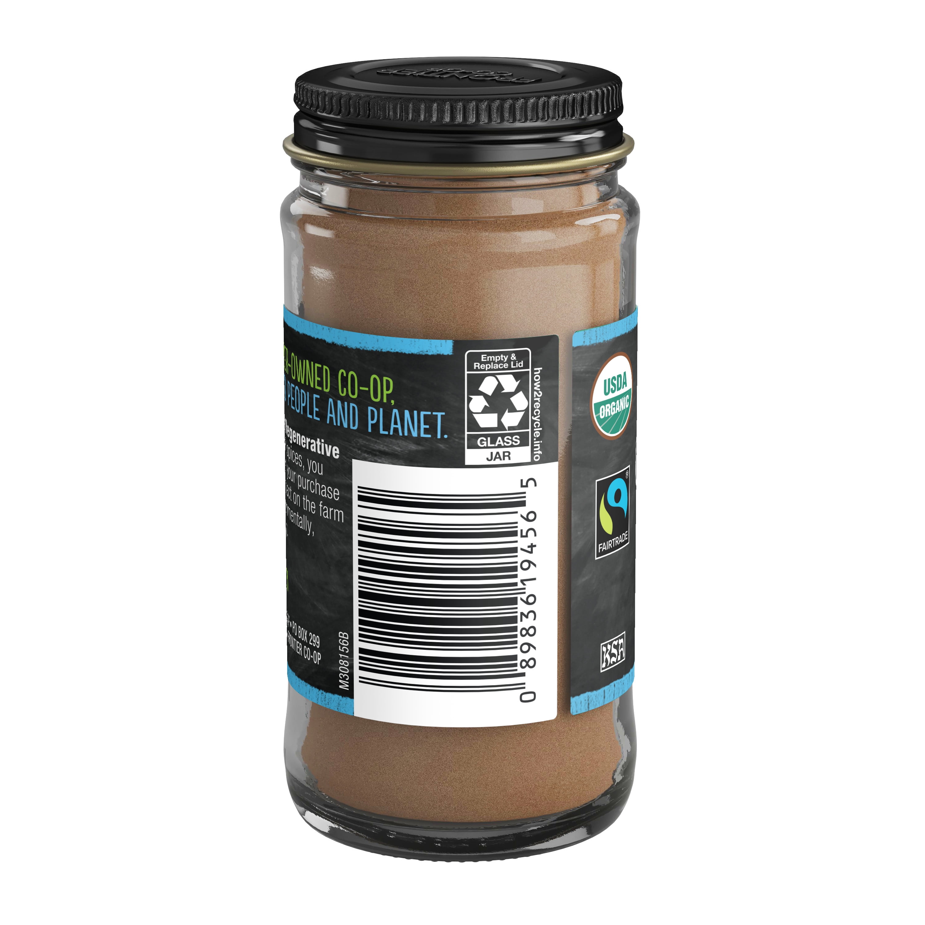 Frontier Co-op Fair Trade Organic Ceylon Cinnamon, 1.76 oz Bottle