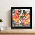 thumbnail image 5 of Muzilife 8x8 inch Wood Shadow Box Picture Frame Home Decor with Linen Board Deep Glass Display Case, Black, 5 of 7