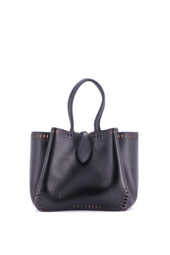 Pre-Owned Angele Tote Laser Cut Leather 25 By Rebag
