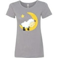 thumbnail image 3 of Inktastic Cute Sheep, Sleeping Sheep, Moon, Stars, Sleepy Women's T-Shirt, 3 of 5